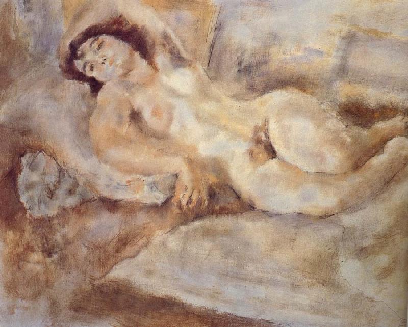 Jules Pascin Accumbent Mary oil painting picture